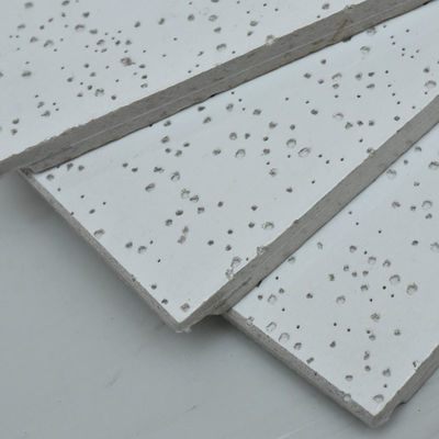 천장 미네랄 울 보드 600x600mm 10mm 두께 음향 천장 타일 그리드