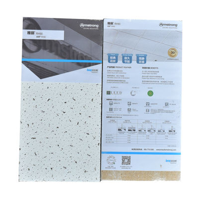 미네랄 천장 타일 파우더 코팅 및 방화 물질 60x60