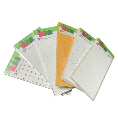 600x600mm 소음 미네랄 섬유 천장판 타일